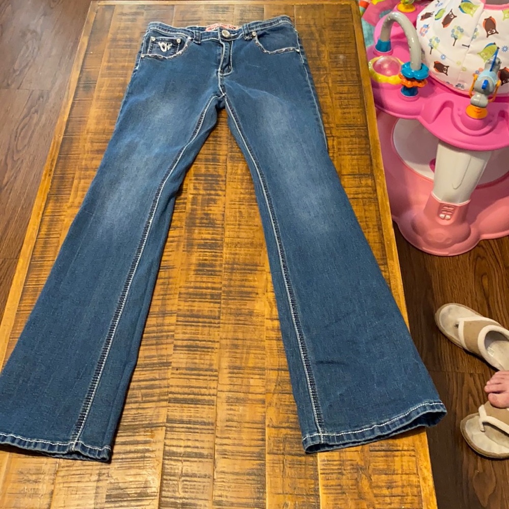 Cowgirl Hardware boot cut jeans